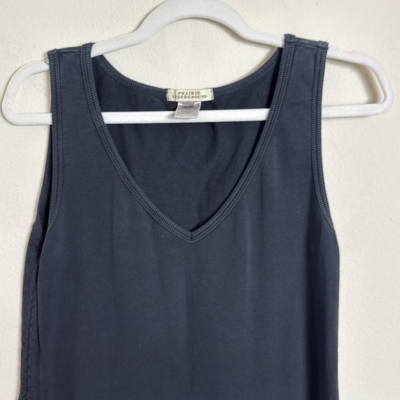 Prairie Underground Black Sweatshirt Mini Dress Size Large - Picture 4 of 6